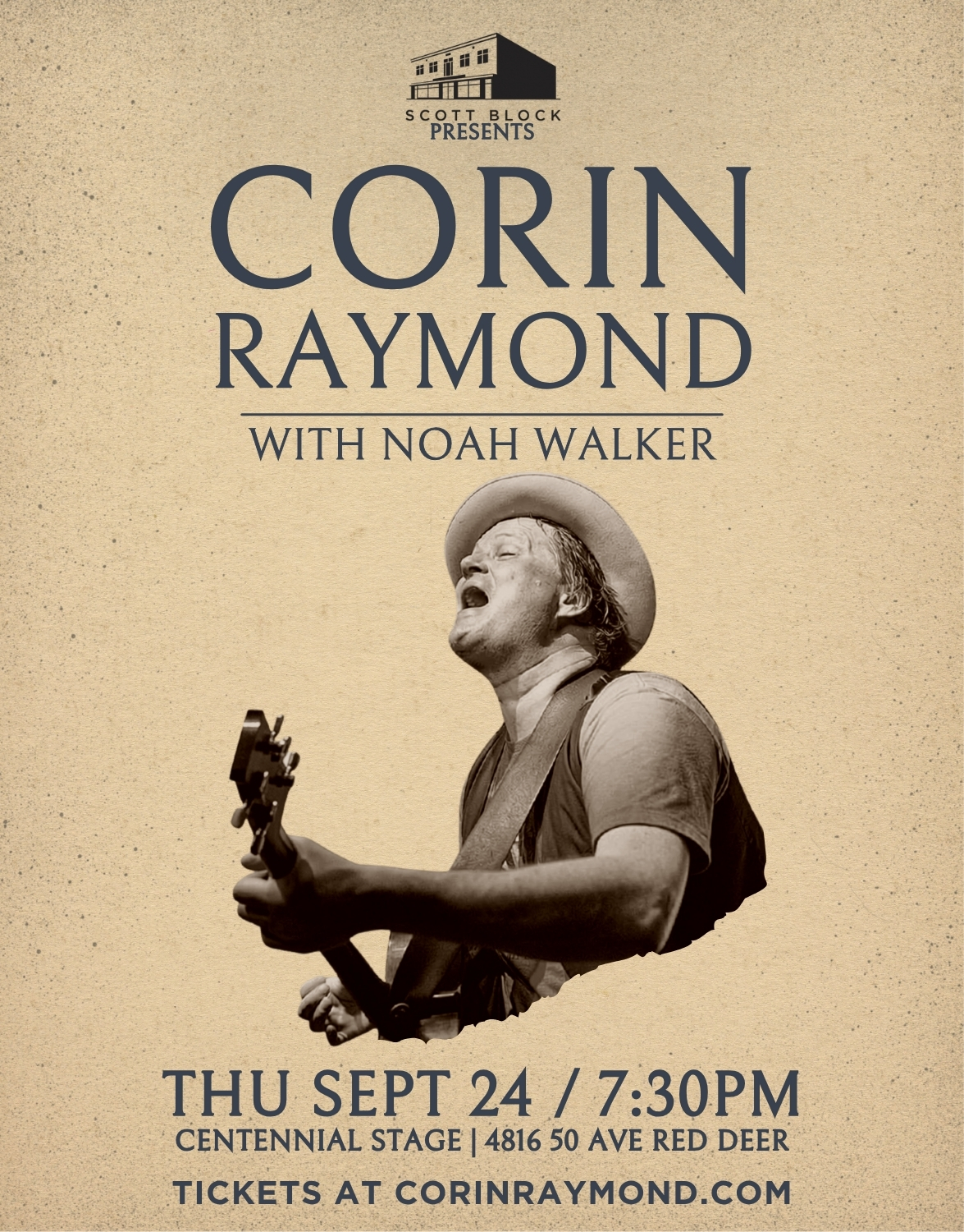 CORIN RAYMOND – SEPT 24 – RED DEER